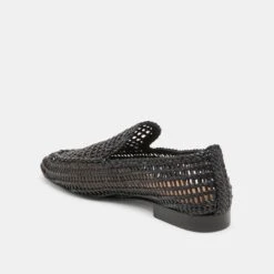 ARMOND FLATS BLACK WOVEN LEATHER(Armond Flats Black Woven Leather) -Dolce Vita Sale Store DOLCEVITA FLATS ARMOND BLACKWOVENLEATHER 09