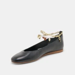 BAIDEN BALLET FLATS BLACK LEATHER(Baiden Ballet Flats Black Leather) -Dolce Vita Sale Store DOLCEVITA FLATS BAIDEN BLACKLEATHER 08