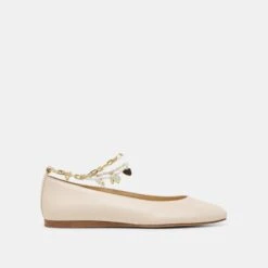 BAIDEN BALLET FLATS BONE LEATHER(Baiden Ballet Flats Bone Leather)