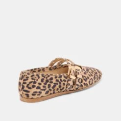 BAYLEE GROMMET BALLET FLATS DK LEOPARD PRINTED SUEDE(Baylee Grommet Ballet Flats Dk Leopard Printed Suede) -Dolce Vita Sale Store DOLCEVITA FLATS BAYLEE GROMMET DK LEOPARD PRINTED SUEDE 03