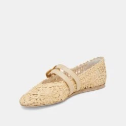 BAYLEE SUNFLOWER WIDE BALLET FLATS LT NATURAL MACRAME(Baylee Sunflower Wide Ballet Flats Lt Natural Macrame) -Dolce Vita Sale Store DOLCEVITA FLATS BAYLEESUNFLOWER LTNATURALMACRAME 08 29f582e1 7ca0 4c39 a484 03cba41e4f6d