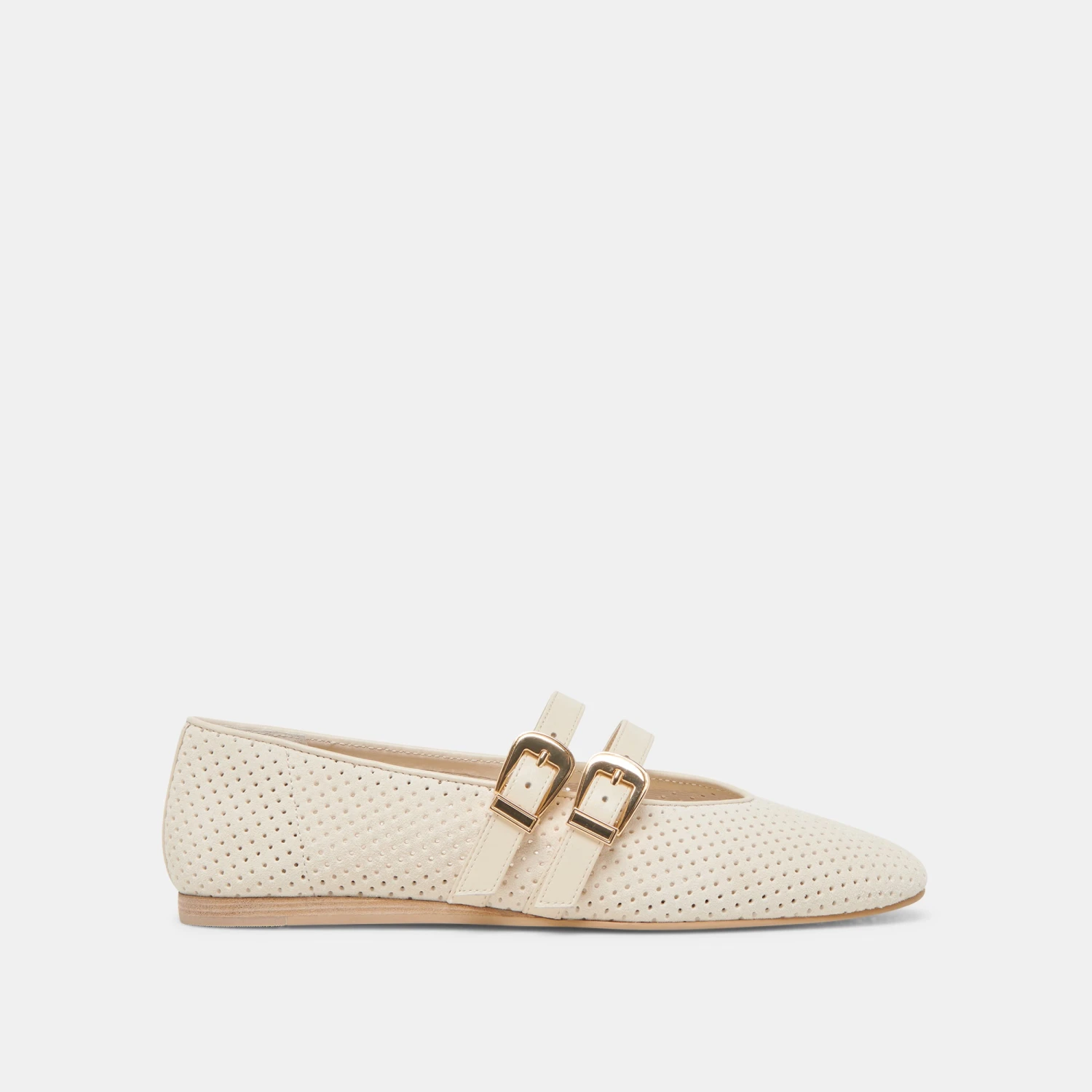 BAYLEE BALLET FLATS BONE PERFORATED SUEDE(Baylee ballet flats bone perforated suede) BAYLEE BALLET FLATS BONE PERFORATED SUEDE(Baylee Ballet Flats Bone Perforated Suede) -Dolce Vita Sale Store DOLCEVITA FLATS BAYLEE BONEPERFORATEDLEATHER 02