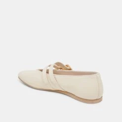 BAYLEE BALLET FLATS IVORY LEATHER(Baylee Ballet Flats Ivory Leather) 10 BAYLEE BALLET FLATS IVORY LEATHER(Baylee Ballet Flats Ivory Leather) -Dolce Vita Sale Store DOLCEVITA FLATS BAYLEE IVORYCRIINKLEPATENT 09
