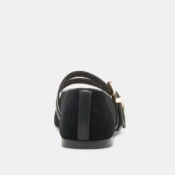 BAYLEE BALLET FLATS ONYX PERFORATED SUEDE(Baylee Ballet Flats Onyx Perforated Suede) -Dolce Vita Sale Store DOLCEVITA FLATS BAYLEE ONYXPERFORATEDSUEDE 05