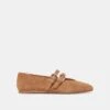 BAYLEE WIDE BALLETS FLATS PECAN PERFORATED SUEDE(Baylee Wide Ballet Flats Pecan Perforated Suede) -Dolce Vita Sale Store DOLCEVITA FLATS BAYLEE PECANPERFORATEDSUEDE 02 98eeb769 ed06 49a1 a109 00f460c86b54