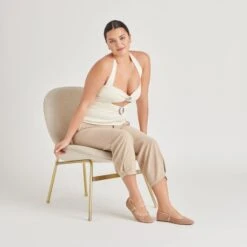 RODNI MESH BALLET FLATS LIGHT TAN WOVEN MESH(Rodni Mesh Ballet Flats Light Tan Woven Mesh) -Dolce Vita Sale Store DOLCEVITA FLATS BAYLEE PECANPERFORATEDSUEDE ONFOOT 01 a0912e21 56fe 4fb9 b56f c400d78ebeb8