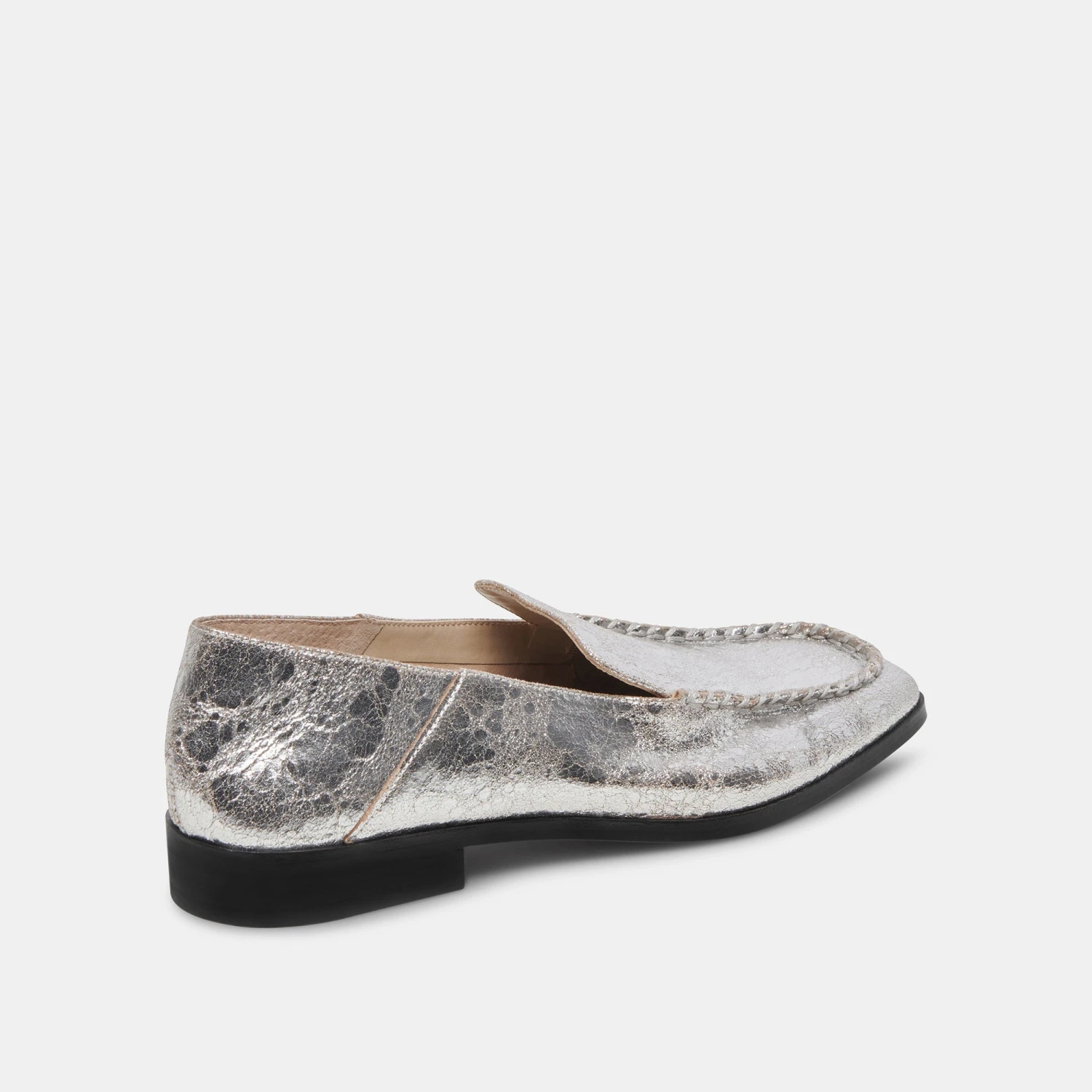 BENY WIDE FLATS SILVER DISTRESSED LEATHER(Beny wide flats silver distressed leather) BENY WIDE FLATS SILVER DISTRESSED LEATHER(Beny Wide Flats Silver Distressed Leather) -Dolce Vita Sale Store DOLCEVITA FLATS BENY SILVERDESTRESSEDLEATHER 03 3