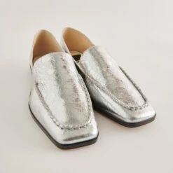 Dolce Vita BENY FLATS SILVER DISTRESSED LEATHER(Beny Flats Silver Distressed Leather) -Dolce Vita Sale Store DOLCEVITA FLATS BENY SILVERDESTRESSEDLEATHER 1