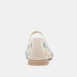 CADEL FLORAL BALLET FLATS IVORY FLORAL MESH(Cadel Floral Ballet Flats Ivory Floral Mesh) -Dolce Vita Sale Store DOLCEVITA FLATS CADELFLORAL IVORYFLORALMESH 05