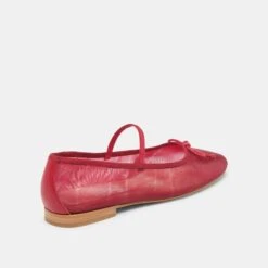 CADEL BALLET FLATS CRIMSON MESH(Cadel Ballet Flats Crimson Mesh) -Dolce Vita Sale Store DOLCEVITA FLATS CADEL CRIMSONMESH 03
