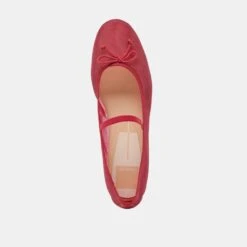 CADEL BALLET FLATS CRIMSON MESH(Cadel Ballet Flats Crimson Mesh) -Dolce Vita Sale Store DOLCEVITA FLATS CADEL CRIMSONMESH 06