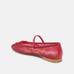 CADEL BALLET FLATS CRIMSON MESH(Cadel Ballet Flats Crimson Mesh) -Dolce Vita Sale Store DOLCEVITA FLATS CADEL CRIMSONMESH 09