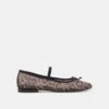 CADEL BALLET FLATS DK LEOPARD MESH(Cadel Ballet Flats Dk Leopard Mesh) -Dolce Vita Sale Store DOLCEVITA FLATS CADEL DKLEOPARDMESH 02