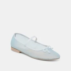 CADEL BALLET FLATS ICE BLUE MESH(Cadel Ballet Flats Ice Blue Mesh) -Dolce Vita Sale Store DOLCEVITA FLATS CADEL ICEBLUEMESH 01