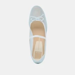 CADEL BALLET FLATS ICE BLUE MESH(Cadel Ballet Flats Ice Blue Mesh) -Dolce Vita Sale Store DOLCEVITA FLATS CADEL ICEBLUEMESH 06