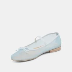 CADEL BALLET FLATS ICE BLUE MESH(Cadel Ballet Flats Ice Blue Mesh) -Dolce Vita Sale Store DOLCEVITA FLATS CADEL ICEBLUEMESH 08