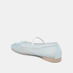 CADEL BALLET FLATS ICE BLUE MESH(Cadel Ballet Flats Ice Blue Mesh) -Dolce Vita Sale Store DOLCEVITA FLATS CADEL ICEBLUEMESH 09