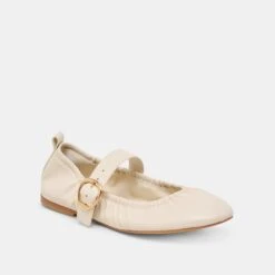 CAELY BALLET FLATS BONE LEATHER(Caely Ballet Flats Bone Leather) -Dolce Vita Sale Store DOLCEVITA FLATS CAELY BONELEATHER 01
