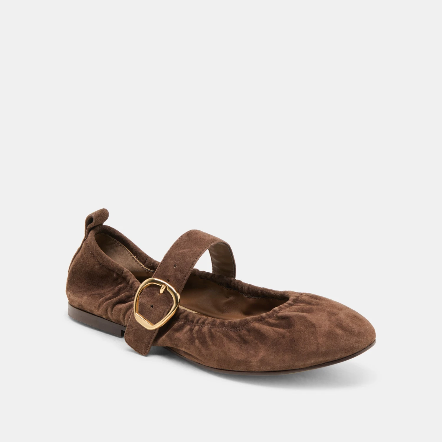 CAELY BALLET FLATS DK BROWN SUEDE(Caely ballet flats dk brown suede) CAELY BALLET FLATS DK BROWN SUEDE(Caely Ballet Flats Dk Brown Suede) -Dolce Vita Sale Store DOLCEVITA FLATS CAELY DKBROWNSUEDE 01