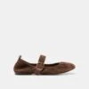 CAELY BALLET FLATS DK BROWN SUEDE(Caely Ballet Flats Dk Brown Suede) -Dolce Vita Sale Store DOLCEVITA FLATS CAELY DKBROWNSUEDE 02