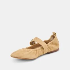 CAELY BALLET FLATS HONEY SUEDE(Caely Ballet Flats Honey Suede) -Dolce Vita Sale Store DOLCEVITA FLATS CAELY HONEYSUEDE 08