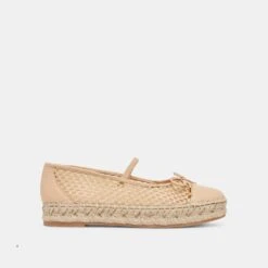 CAMBRE BALLET FLATS LT NATURAL WOVEN MESH(Cambre Ballet Flats Lt Natural Woven Mesh)