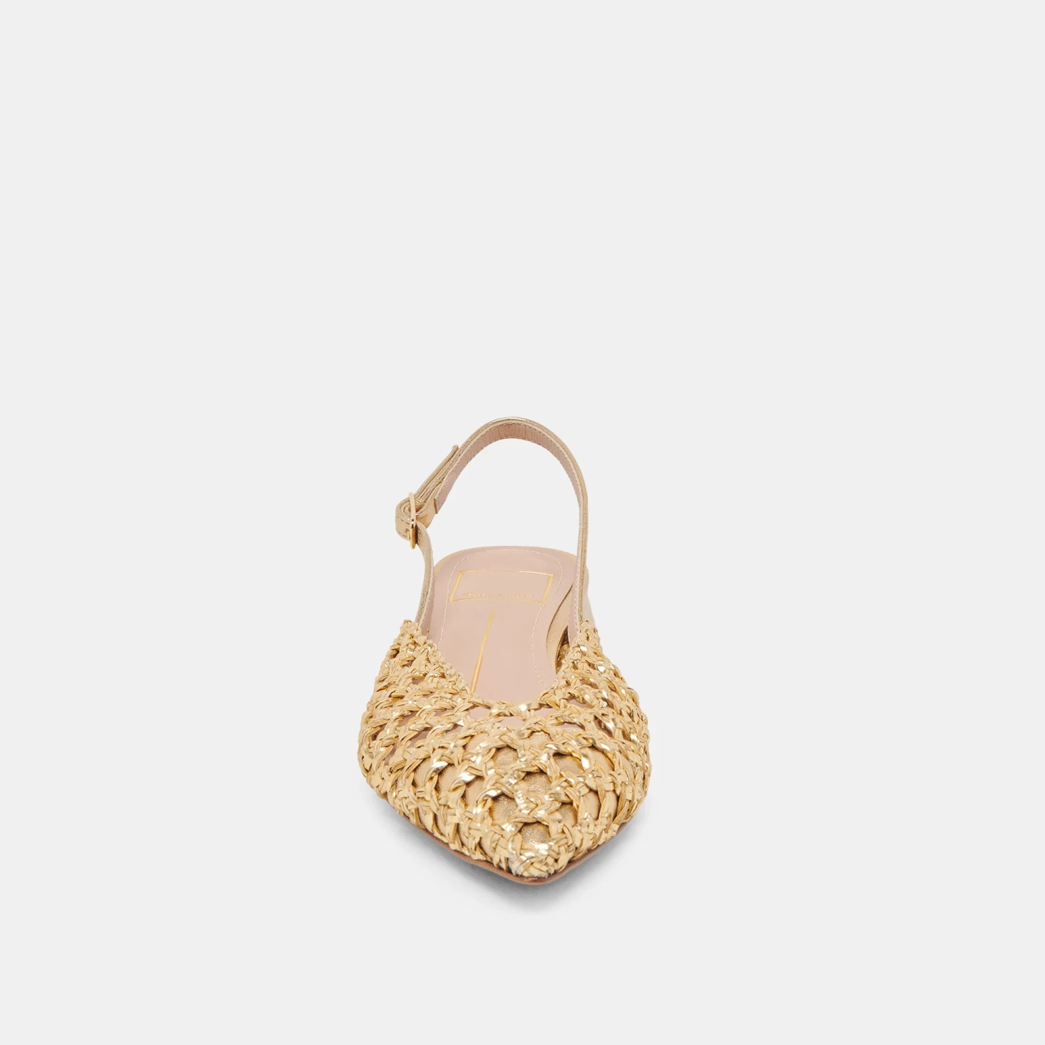 CYNDI FLATS GOLD WOVEN(Cyndi flats gold woven) CYNDI FLATS GOLD WOVEN(Cyndi Flats Gold Woven) -Dolce Vita Sale Store DOLCEVITA FLATS CYNDI GOLDWOVEN 04