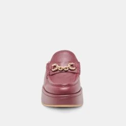 DORREL LOAFERS MAROON LEATHER(Dorrel Loafers Maroon Leather) -Dolce Vita Sale Store DOLCEVITA FLATS DORREL MAROON LEATHER 04