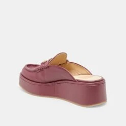 DORREL LOAFERS MAROON LEATHER(Dorrel Loafers Maroon Leather) -Dolce Vita Sale Store DOLCEVITA FLATS DORREL MAROON LEATHER 08