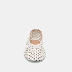 EDDA BALLET FLATS BONE WOVEN LEATHER(Edda Ballet Flats Bone Woven Leather) -Dolce Vita Sale Store DOLCEVITA FLATS EDDA BONEWOVENLEATHER 04