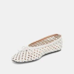 EDDA BALLET FLATS BONE WOVEN LEATHER(Edda Ballet Flats Bone Woven Leather) -Dolce Vita Sale Store DOLCEVITA FLATS EDDA BONEWOVENLEATHER 09