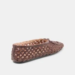 EDDA BALLET FLATS BROWN WOVEN LEATHER(Edda Ballet Flats Brown Woven Leather) -Dolce Vita Sale Store DOLCEVITA FLATS EDDA BROWNWOVENLEATHER 03