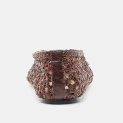 EDDA BALLET FLATS BROWN WOVEN LEATHER(Edda Ballet Flats Brown Woven Leather) -Dolce Vita Sale Store DOLCEVITA FLATS EDDA BROWNWOVENLEATHER 05