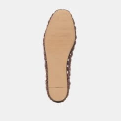 EDDA BALLET FLATS BROWN WOVEN LEATHER(Edda Ballet Flats Brown Woven Leather) -Dolce Vita Sale Store DOLCEVITA FLATS EDDA BROWNWOVENLEATHER 07
