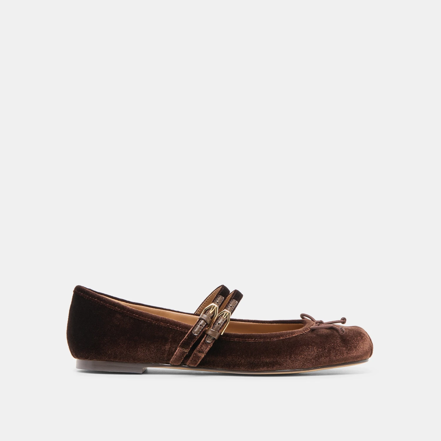 GIBSEN BALLET FLATS CHOCOLATE VELVET(Gibsen ballet flats chocolate velvet) GIBSEN BALLET FLATS CHOCOLATE VELVET(Gibsen Ballet Flats Chocolate Velvet) -Dolce Vita Sale Store DOLCEVITA FLATS GIBSEN CHOCOLATEVELVET 02