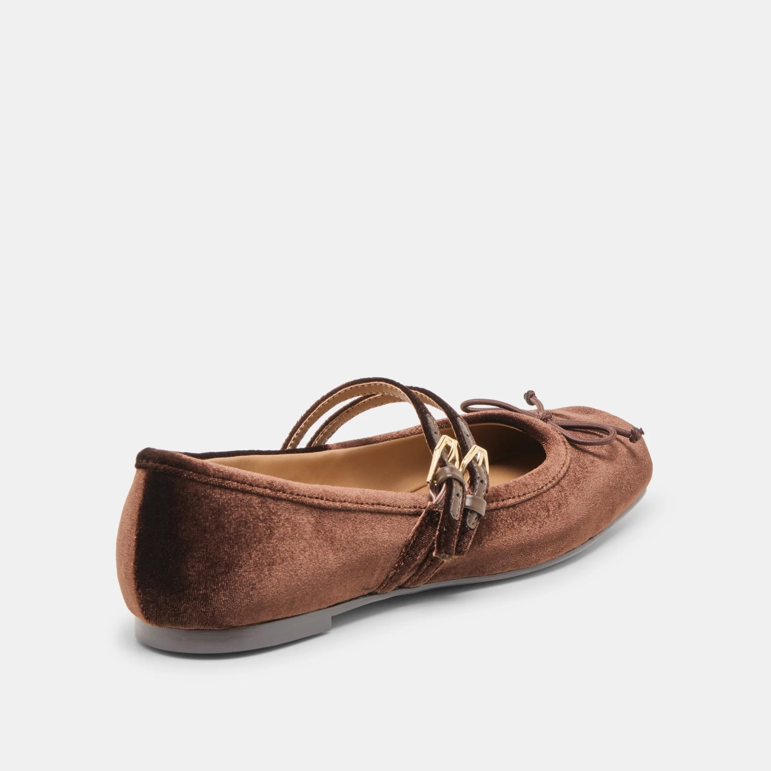 GIBSEN BALLET FLATS CHOCOLATE VELVET(Gibsen ballet flats chocolate velvet) GIBSEN BALLET FLATS CHOCOLATE VELVET(Gibsen Ballet Flats Chocolate Velvet) -Dolce Vita Sale Store DOLCEVITA FLATS GIBSEN CHOCOLATEVELVET 03