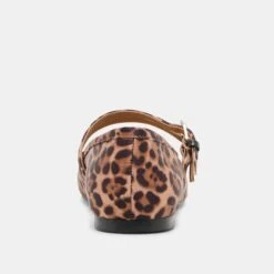 GIBSEN BALLET FLATS DK LEOPARD SATIN(Gibsen Ballet Flats Dk Leopard Satin) -Dolce Vita Sale Store DOLCEVITA FLATS GIBSEN DKLEOPARDSATIN 05