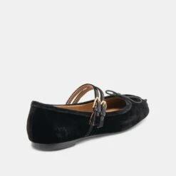GIBSEN BALLET FLATS NERO VELVET(Gibsen Ballet Flats Nero Velvet) -Dolce Vita Sale Store DOLCEVITA FLATS GIBSEN NEROVELVET 03