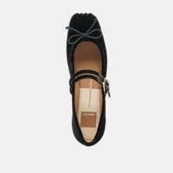GIBSEN BALLET FLATS NERO VELVET(Gibsen Ballet Flats Nero Velvet) -Dolce Vita Sale Store DOLCEVITA FLATS GIBSEN NEROVELVET 06