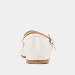 GIBSEN BALLET FLATS TRUE WHITE SATIN(Gibsen Ballet Flats True White Satin) -Dolce Vita Sale Store DOLCEVITA FLATS GIBSEN WHITESATIN 05