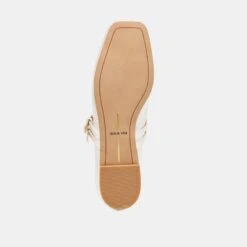 GIBSEN BALLET FLATS TRUE WHITE SATIN(Gibsen Ballet Flats True White Satin) -Dolce Vita Sale Store DOLCEVITA FLATS GIBSEN WHITESATIN 07