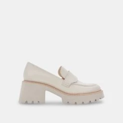 HALONA LOAFERS IVORY LEATHER - Re:vita(Halona Loafers Ivory Leather Resale)