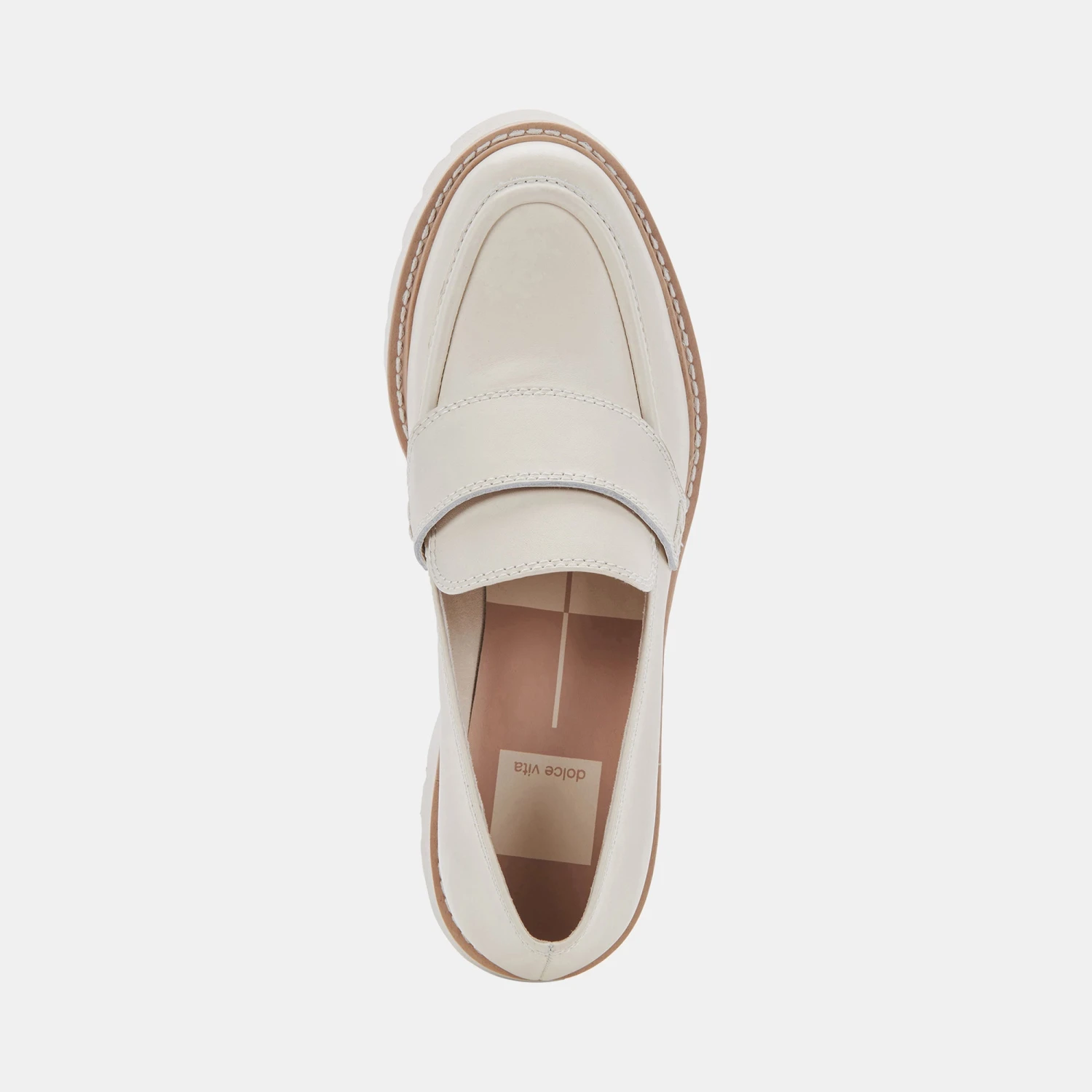 HALONA LOAFERS IVORY LEATHER - re:vita(Halona loafers ivory leather resale) HALONA LOAFERS IVORY LEATHER - Re:vita(Halona Loafers Ivory Leather Resale) -Dolce Vita Sale Store DOLCEVITA FLATS HALONA IVORYLEATHER 06