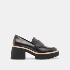 HALONA LOAFERS ONYX LEATHER - Re:vita(Halona Loafers Onyx Leather Resale)