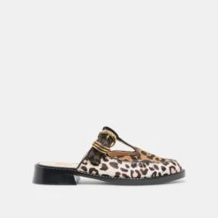HARLAH FLATS LEOPARD MULTI CALF HAIR(Harlah Flats Leopard Multi Calf Hair)