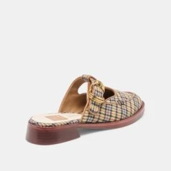 HARLAH FLATS YELLOW PLAID TWEED(Harlah Flats Yellow Plaid Tweed) -Dolce Vita Sale Store DOLCEVITA FLATS HARLAH YELLOWPLAIDTWEED 03
