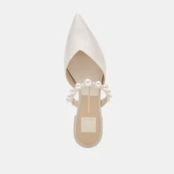 KANIKA PEARL FLATS VANILLA PEARLS(Kanika Pearl Flats Vanilla Pearls) -Dolce Vita Sale Store DOLCEVITA FLATS KANIKAPEARLLOW VANILLAPEARLS 06
