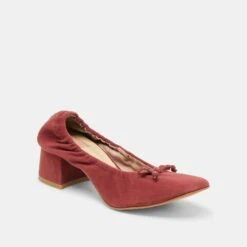 KARMIN HEELS BRANDY SUEDE(Karmin Heels Brandy Suede) -Dolce Vita Sale Store DOLCEVITA FLATS KARMIN BRANDYSUEDE 01