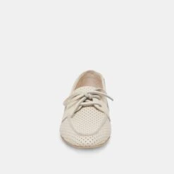 LAKIN LOAFERS IVORY PERFORATED LEATHER(Lakin Loafers Ivory Perforated Leather) 9 LAKIN LOAFERS IVORY PERFORATED LEATHER(Lakin Loafers Ivory Perforated Leather) -Dolce Vita Sale Store DOLCEVITA FLATS LAKIN IVORYPERFORATEDLEATHER 04