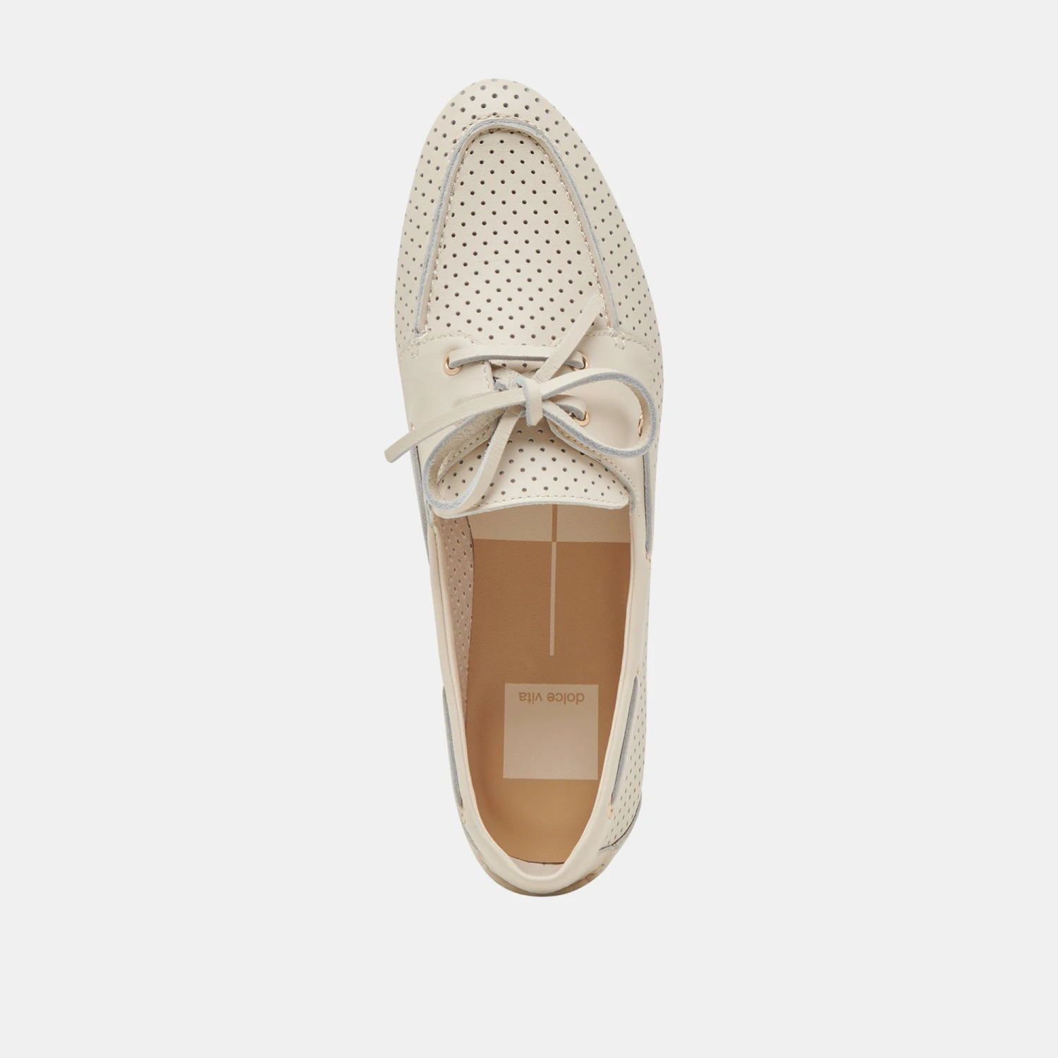 LAKIN LOAFERS IVORY PERFORATED LEATHER(Lakin loafers ivory perforated leather) LAKIN LOAFERS IVORY PERFORATED LEATHER(Lakin Loafers Ivory Perforated Leather) -Dolce Vita Sale Store DOLCEVITA FLATS LAKIN IVORYPERFORATEDLEATHER 06